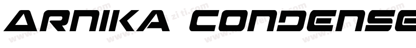 Arnika Condensed字体转换